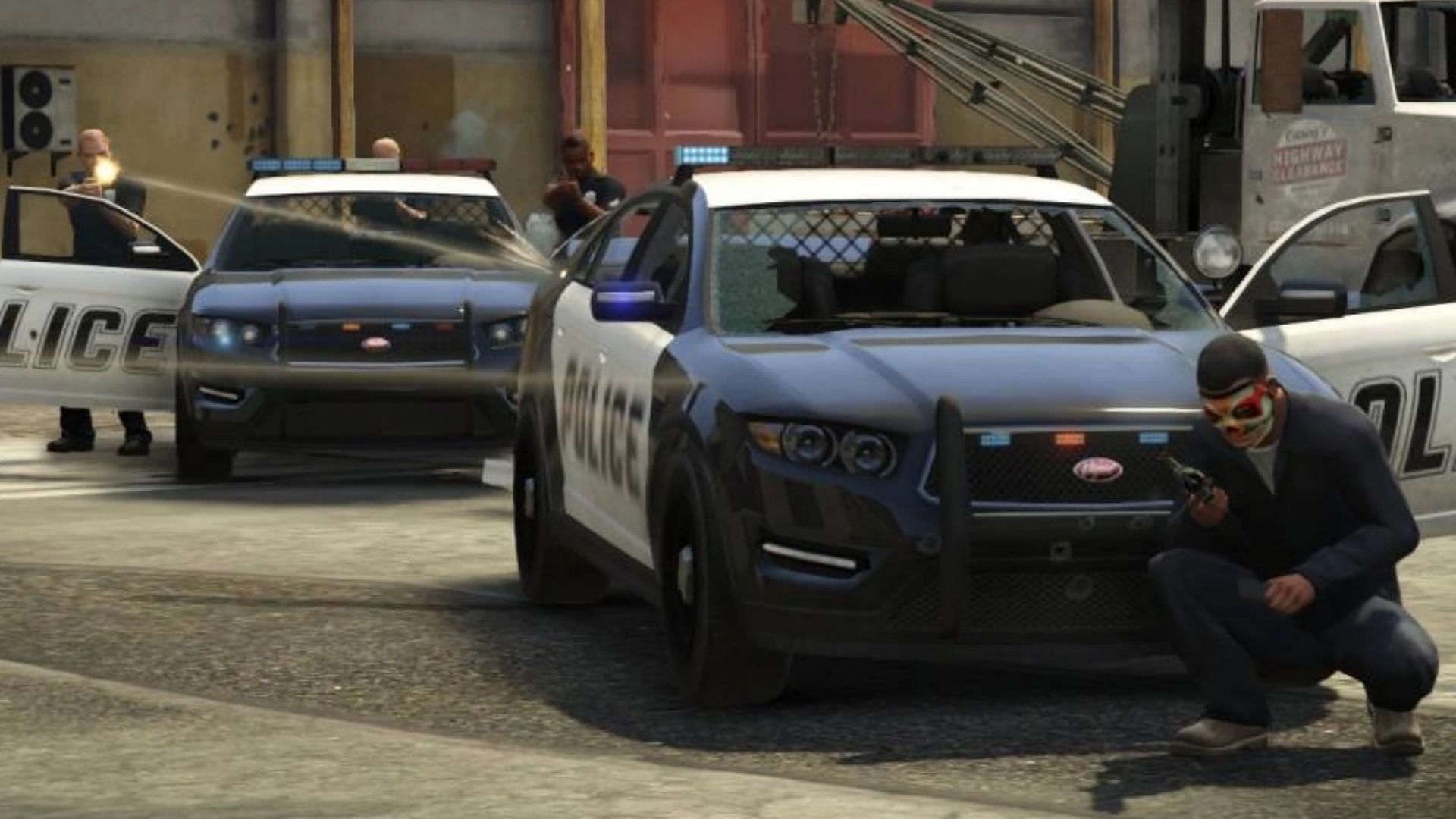 There are some great police vehicles for Dispatch Work in GTA (Image via Rockstar Games // GTA Wiki)