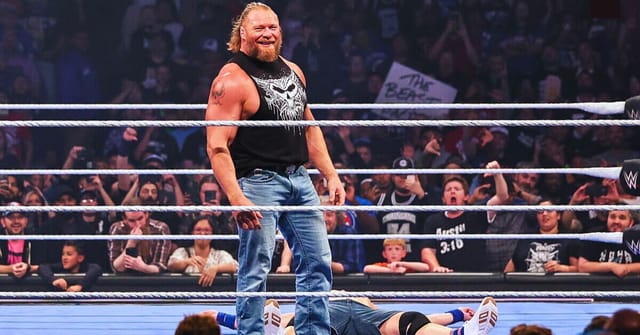 WWE SmackDown Results: Brock Lesnar takes down John Cena's 'brother ...