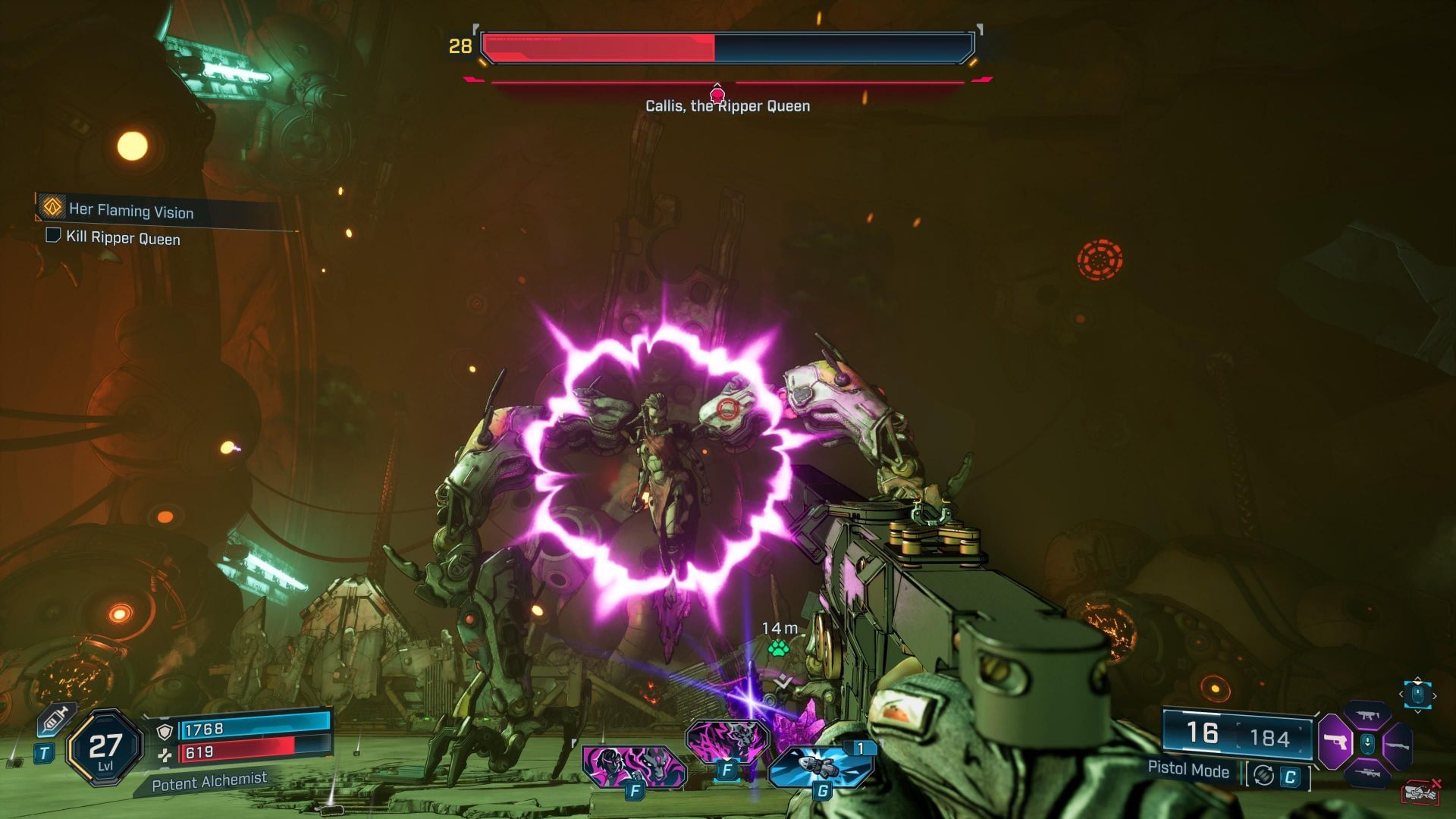 Callis, The Ripper Queen (Image via 2k)
