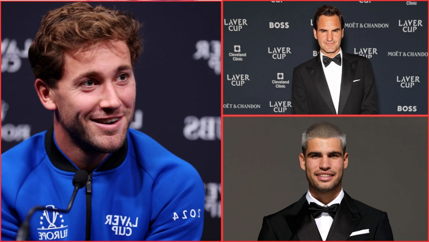 Casper Ruud recounts golfing incident with Roger Federer and Carlos Alcaraz (Image Source: Getty)