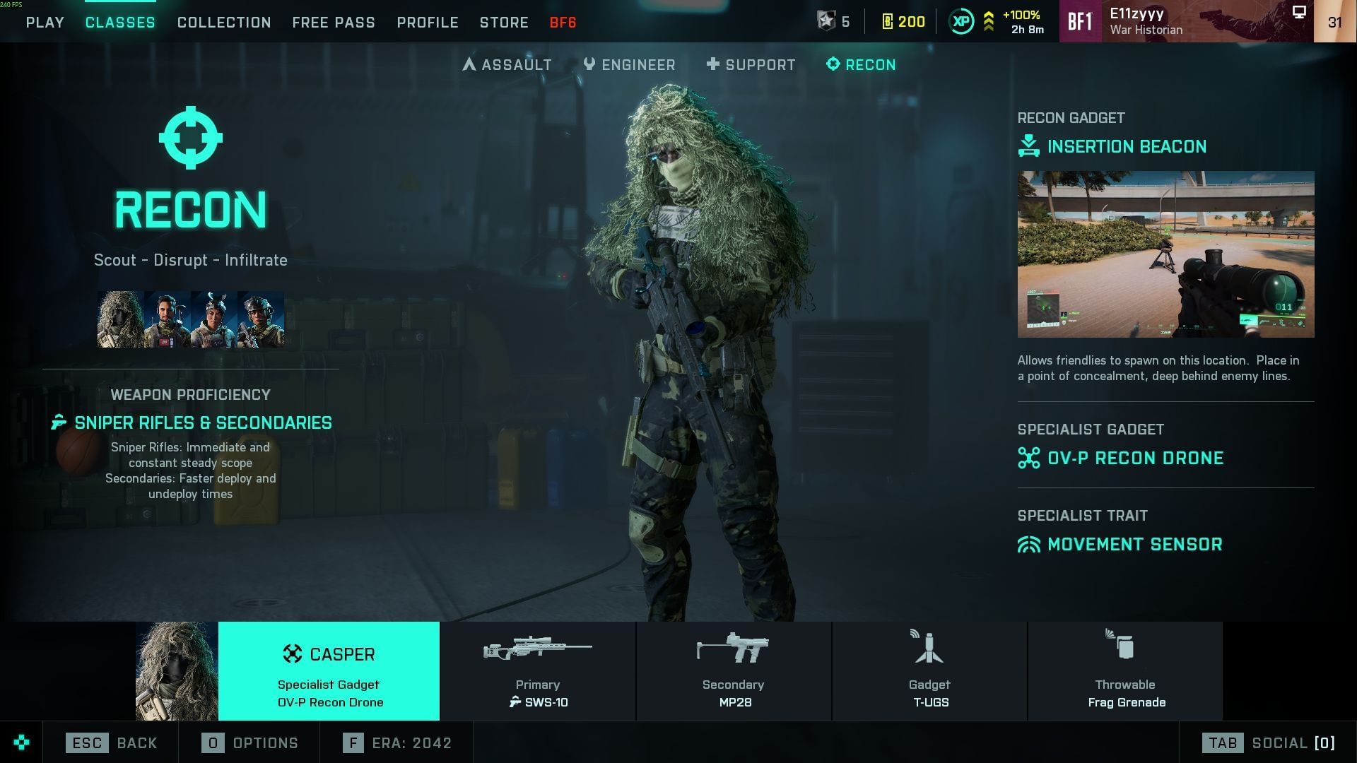 Casper in Battlefield 2042 (Image via EA)