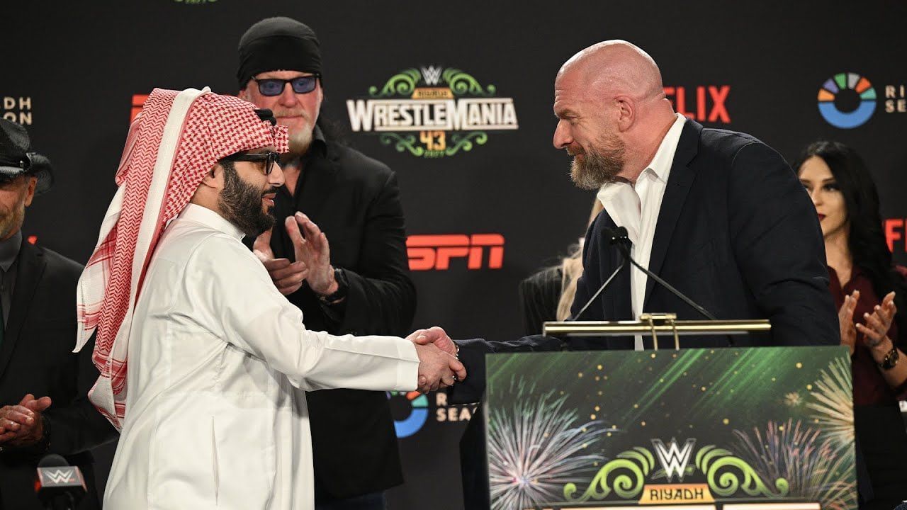 Triple H announced WrestleMania 43 will take place at Saudi Arabia! (Credits: WWE YouTube Channel)