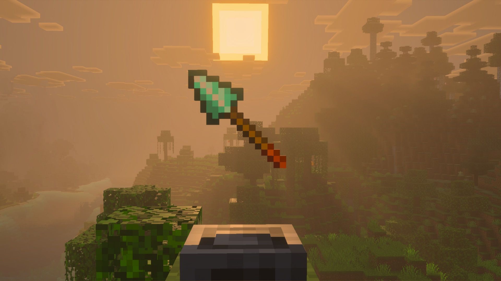 New spear melee weapon (Image via Mojang Studios)