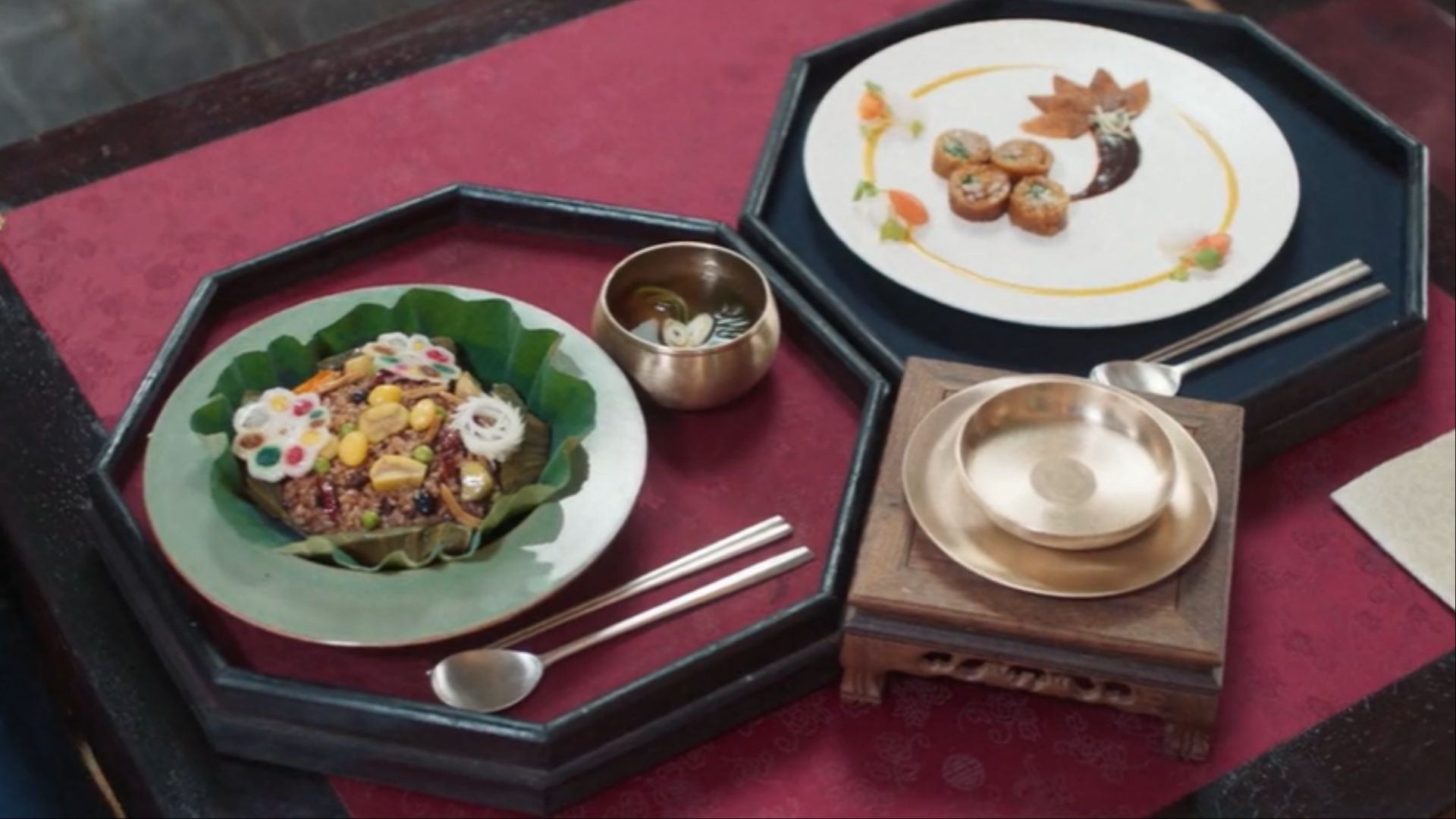 Lotus temple dish (Image via Netflix)