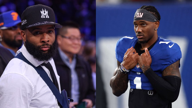 Odell Beckham Jr. sends 6-word message to Malik Nabers after Giants WR suffers ACL injury vs. Chargers