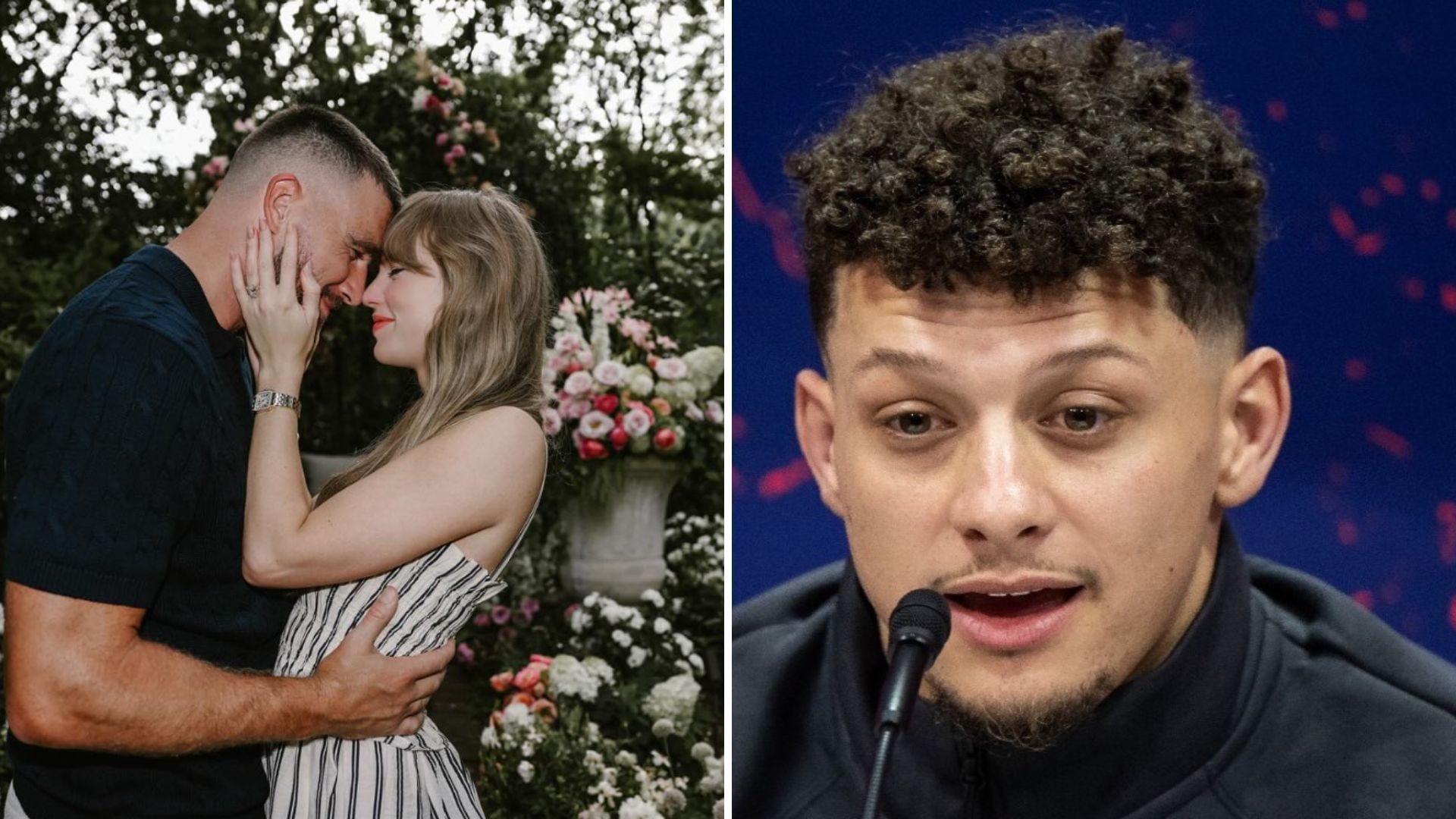 Travis Kelce, Taylor Swift, Patrick Mahomes (Imagn, Getty)