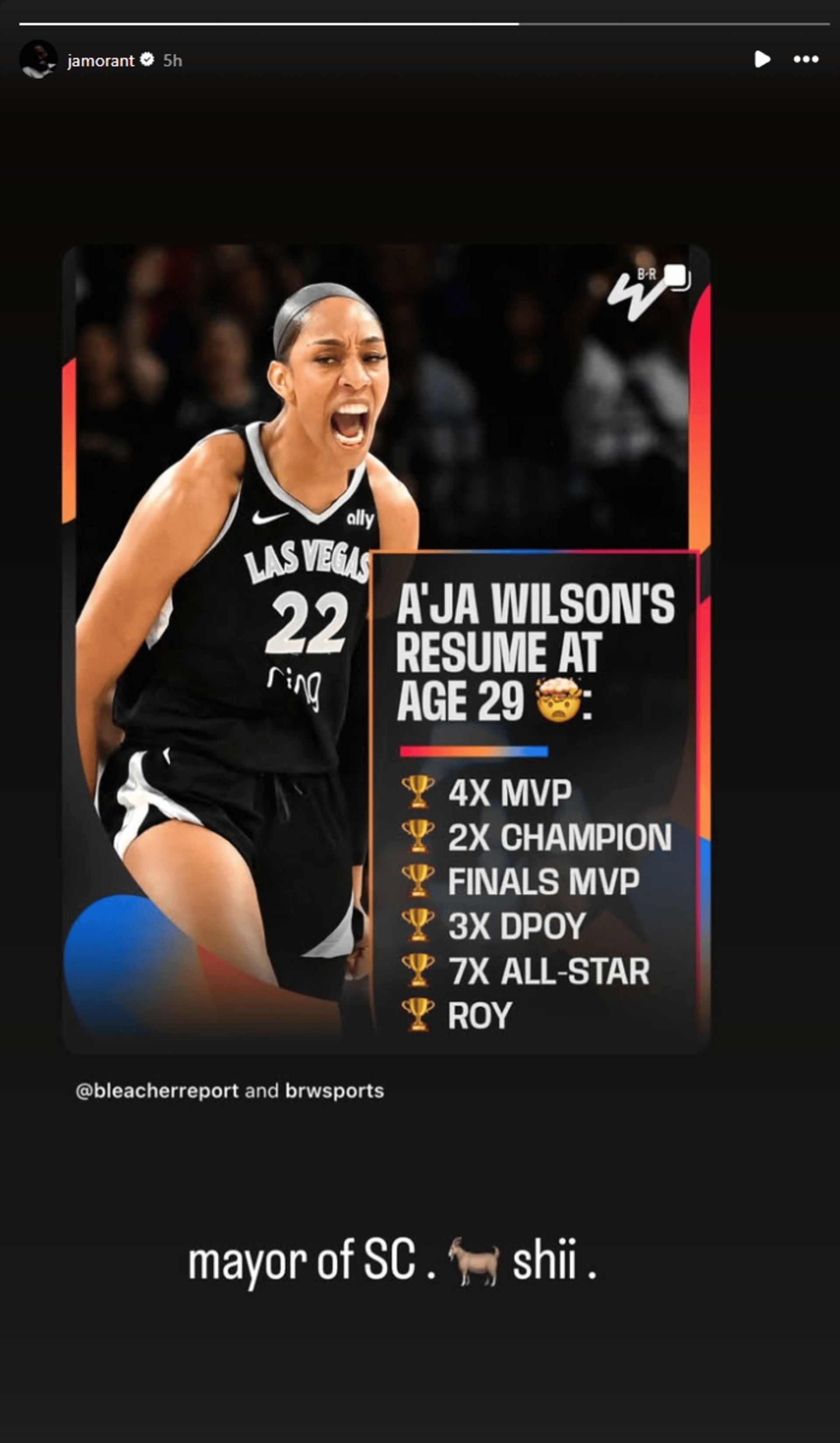 Ja Morant&#039;s Instagram Stories