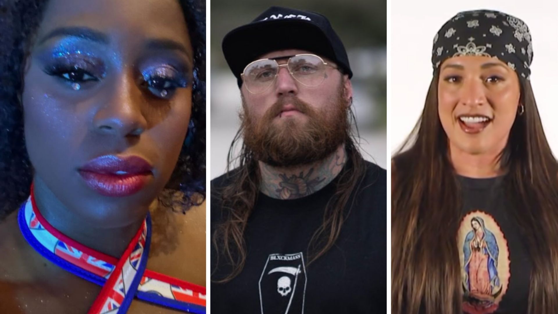 Naomi (left), Aleister Black (middle), Raquel Rodriguez (right) [Image credits: stars