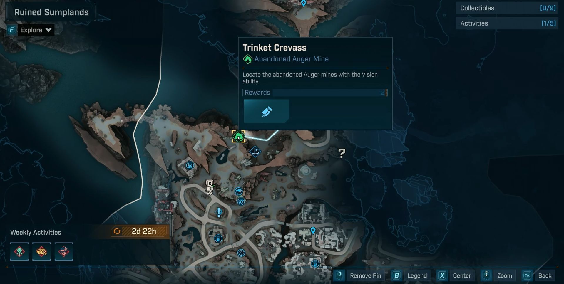 Trinket Crevass (Image via 2K | YouTube/KilroyPlays)