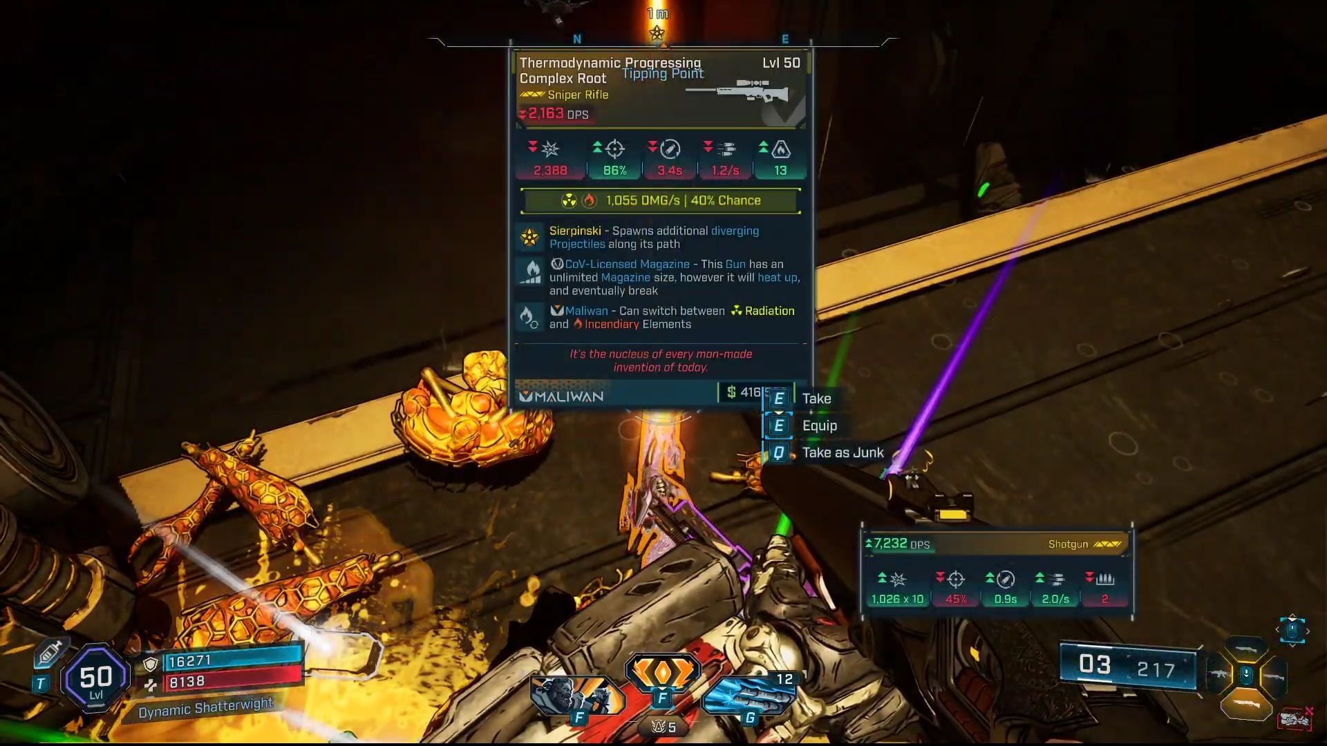 Complex Root Legendary Sniper Rifle has different variants in Borderlands 4 (Image via Youtube/@WoWQuest)