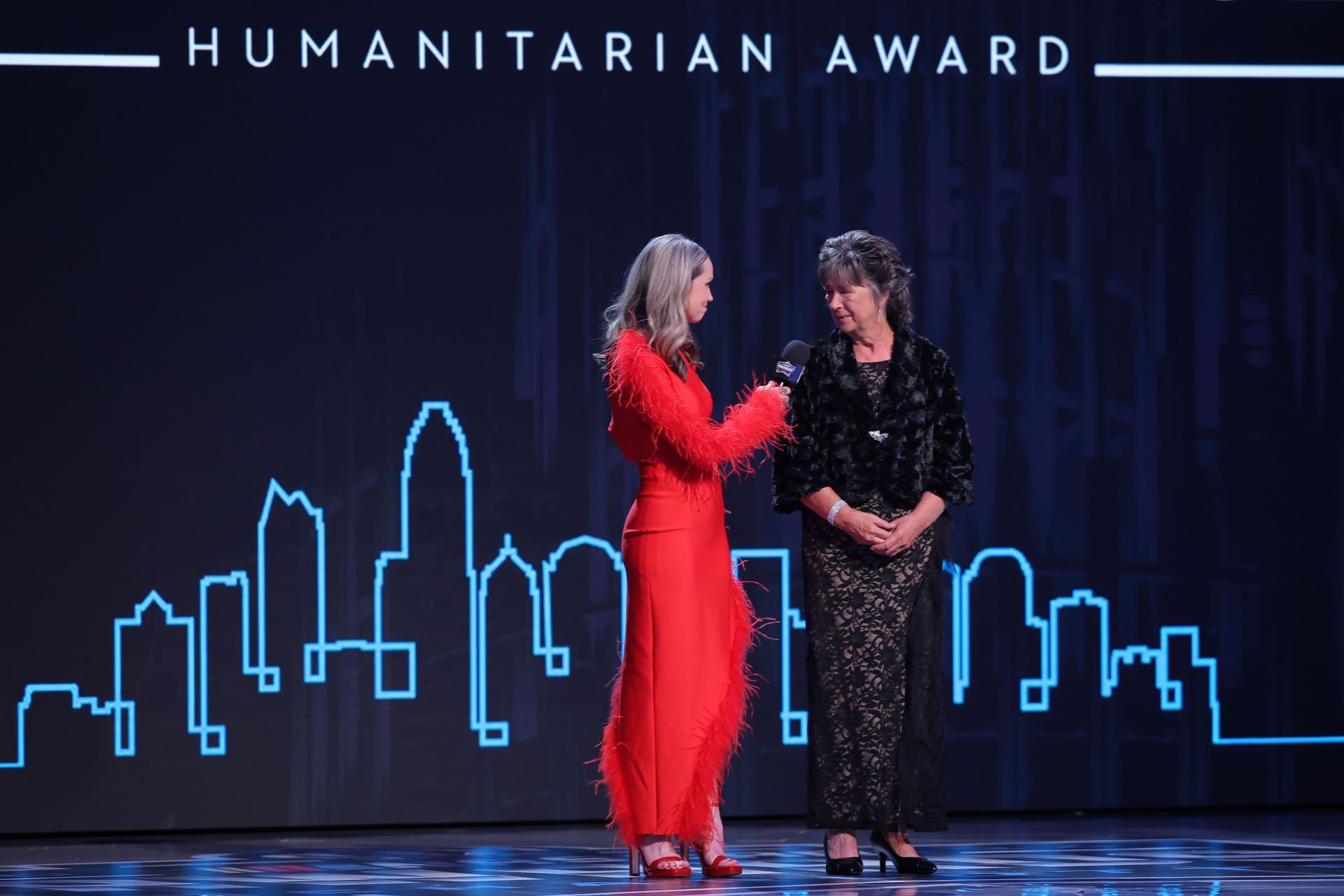 Judy Simmons, winner of the 2024 Betty Jane France Humanitarian Award. Source: Getty