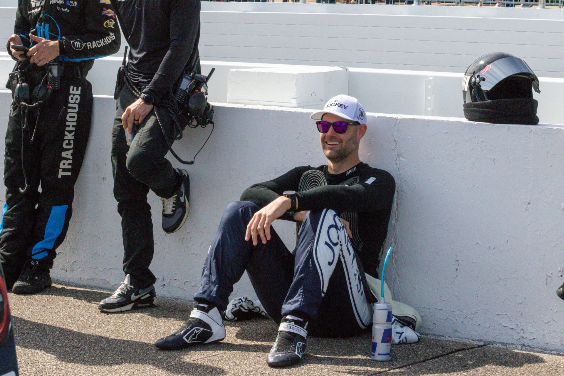 Shane Van Gisbergen sits on pit road at New Hampshire Motor Speedway. Source: Getty