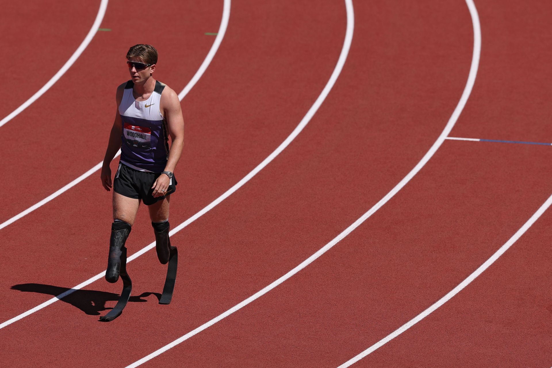 Woodhall at the 2025 USATF Outdoor Championships (Image Source: Getty)