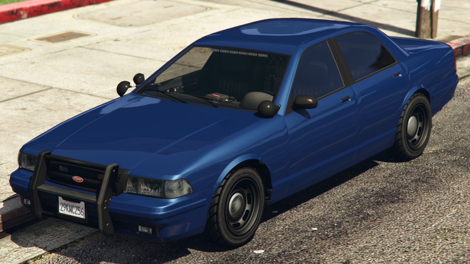 Unmarked Cruiser is the cheapest police vehicle to use (Image via Rockstar Games // GTA Wiki)