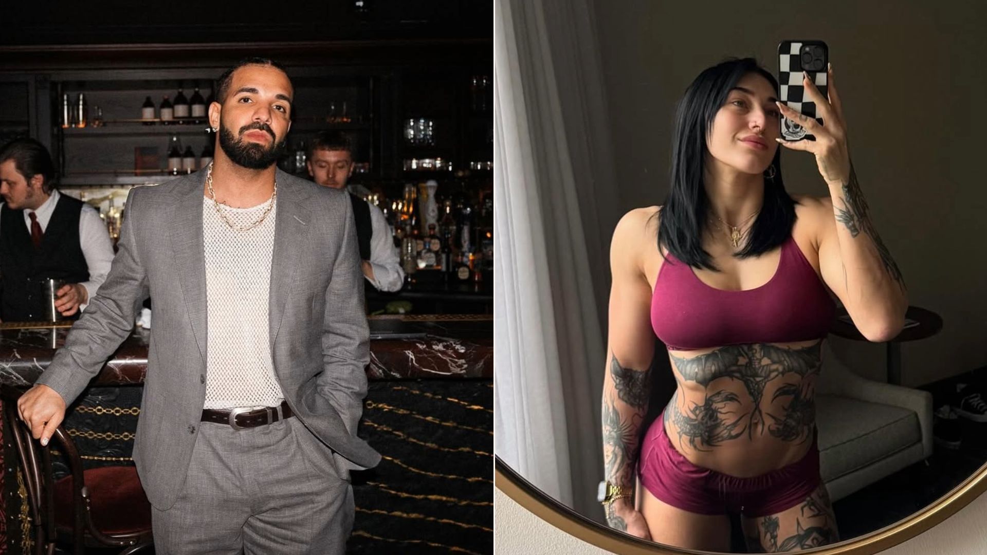 Drake and Rhea Ripley (Pictures credits: Stars