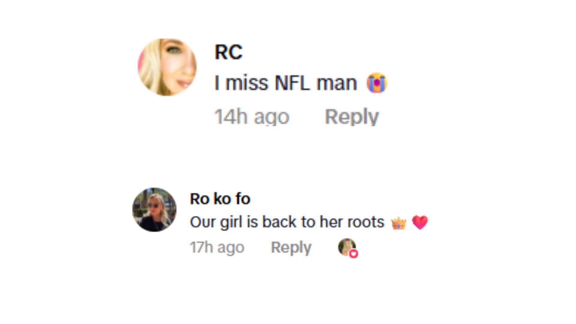 Some of the comments on Alix Earle&#039;s TikTok post. (Comments via Alix Earle&#039;s TikTok)