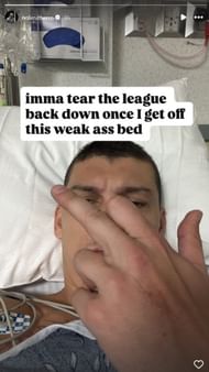 Herro posted a hilarious caption on his Instagram stories via @nolimitherro