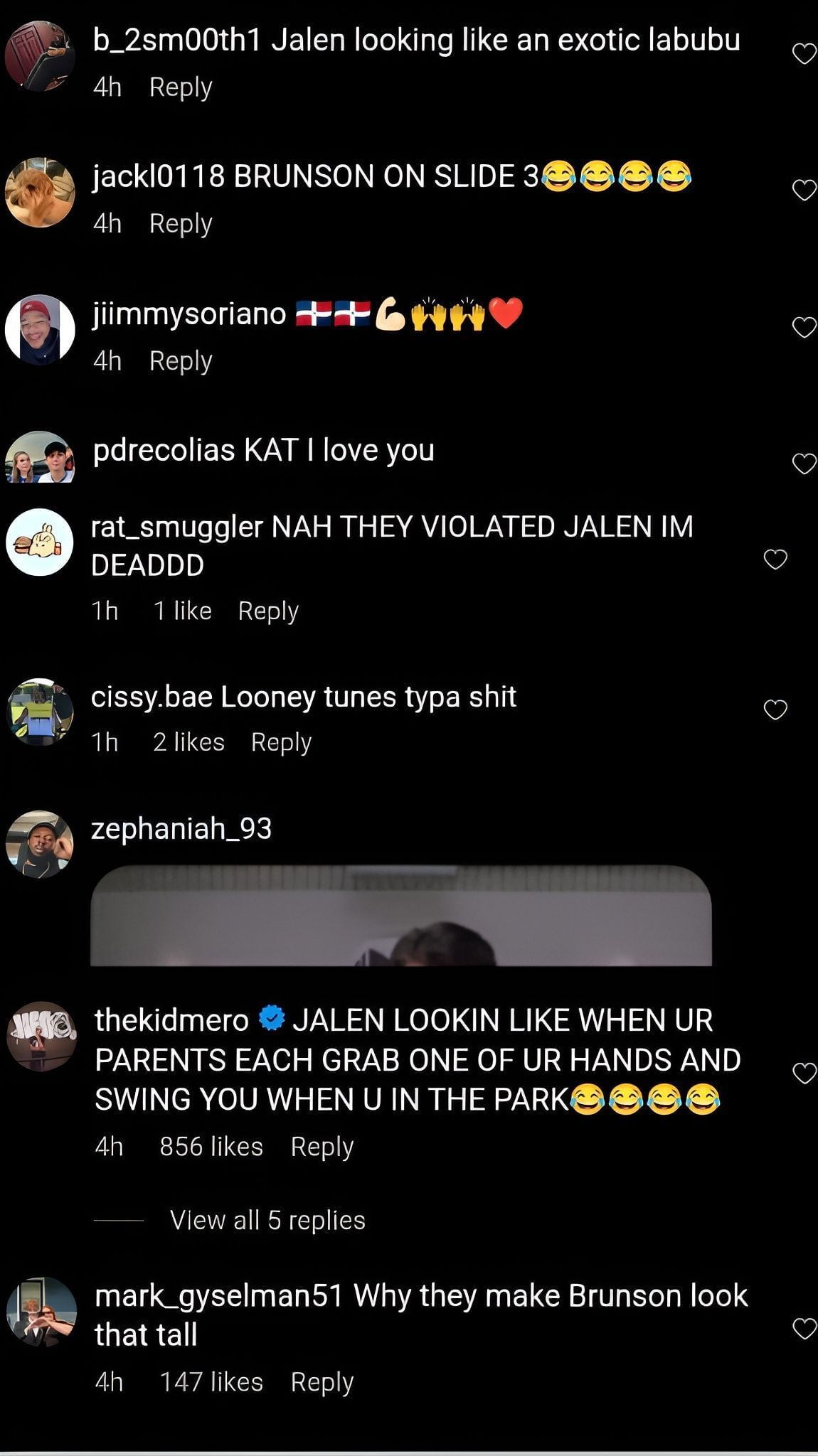 Comments on the post