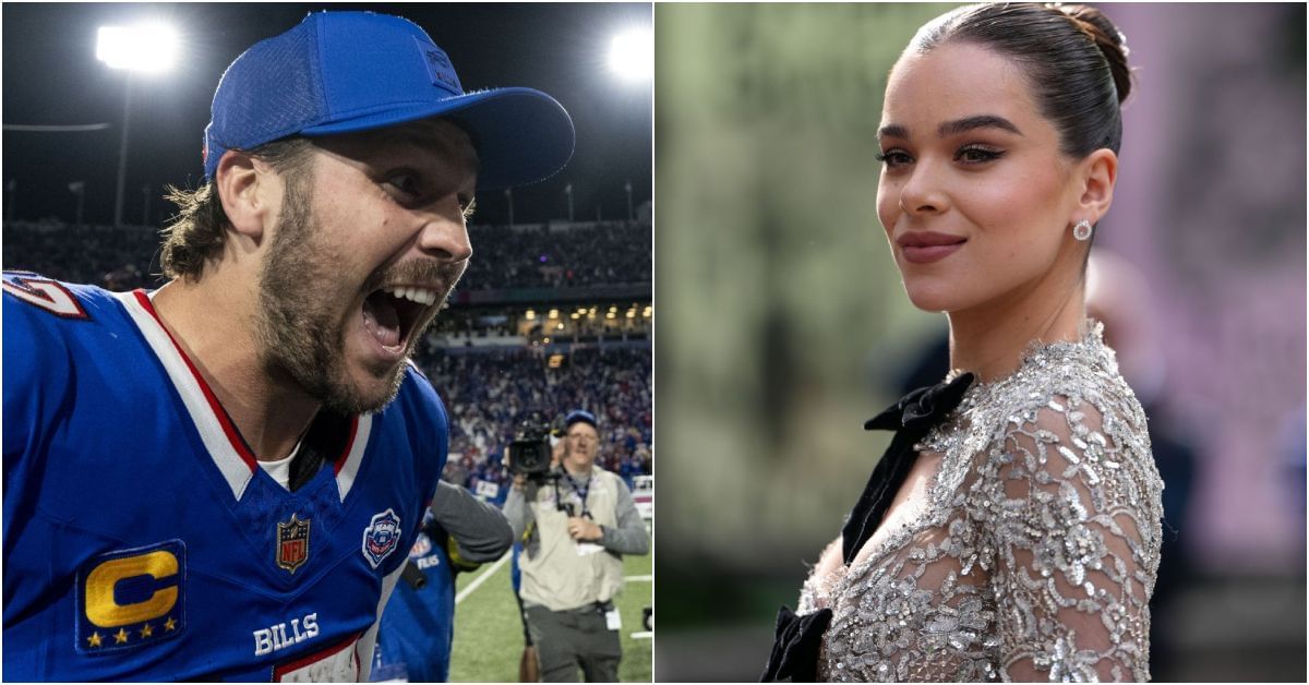 WATCH: Unseen video of Hailee Steinfeld cheering for Josh Allen during Bills