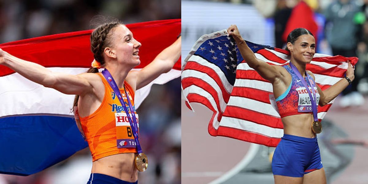 Femke Bol and Sydney McLaughlin-Levrone at the World Athletics Championships 2025 - Source: Getty