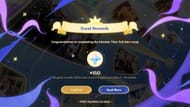 You can claim Primogem rewards for viewing your recap (Image via HoYoverse)