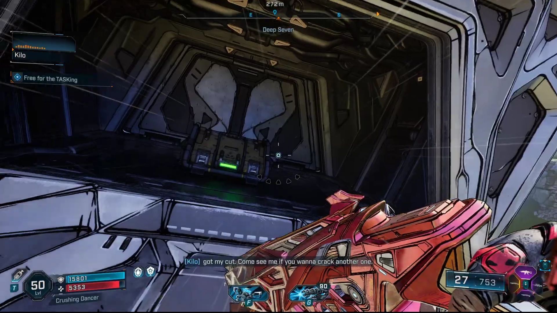 Open the Weapon Cache inside the Order Pod (Image via Youtube/@WoWQuest)