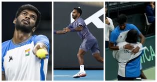 Suresh Dhakshineswar stuns Jerome Kym while Sumit Nagal beats Marc-Andrea Huesler to give India a 2-0 lead against Switzerland in Davis Cup