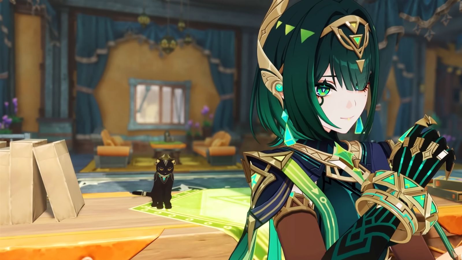 Genshin Impact Nefer splash art leaked
