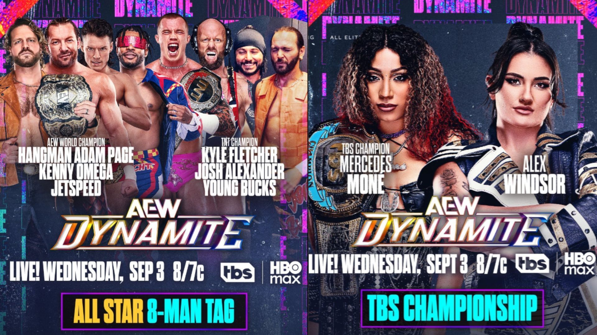 Matches announced for this week&#039;s Wednesday Night Dynamite [Image Credits: AEW on X]