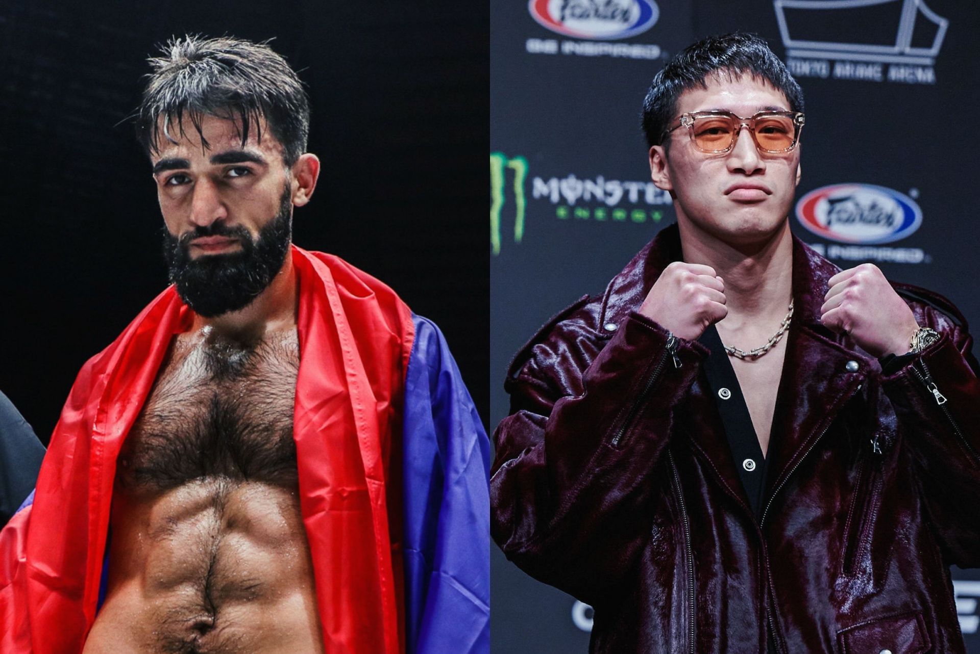 Marat Grigorian (left) and Rukiya Anpo (right) meet at ONE 173 in Japan. [Images: ONE Championship]
