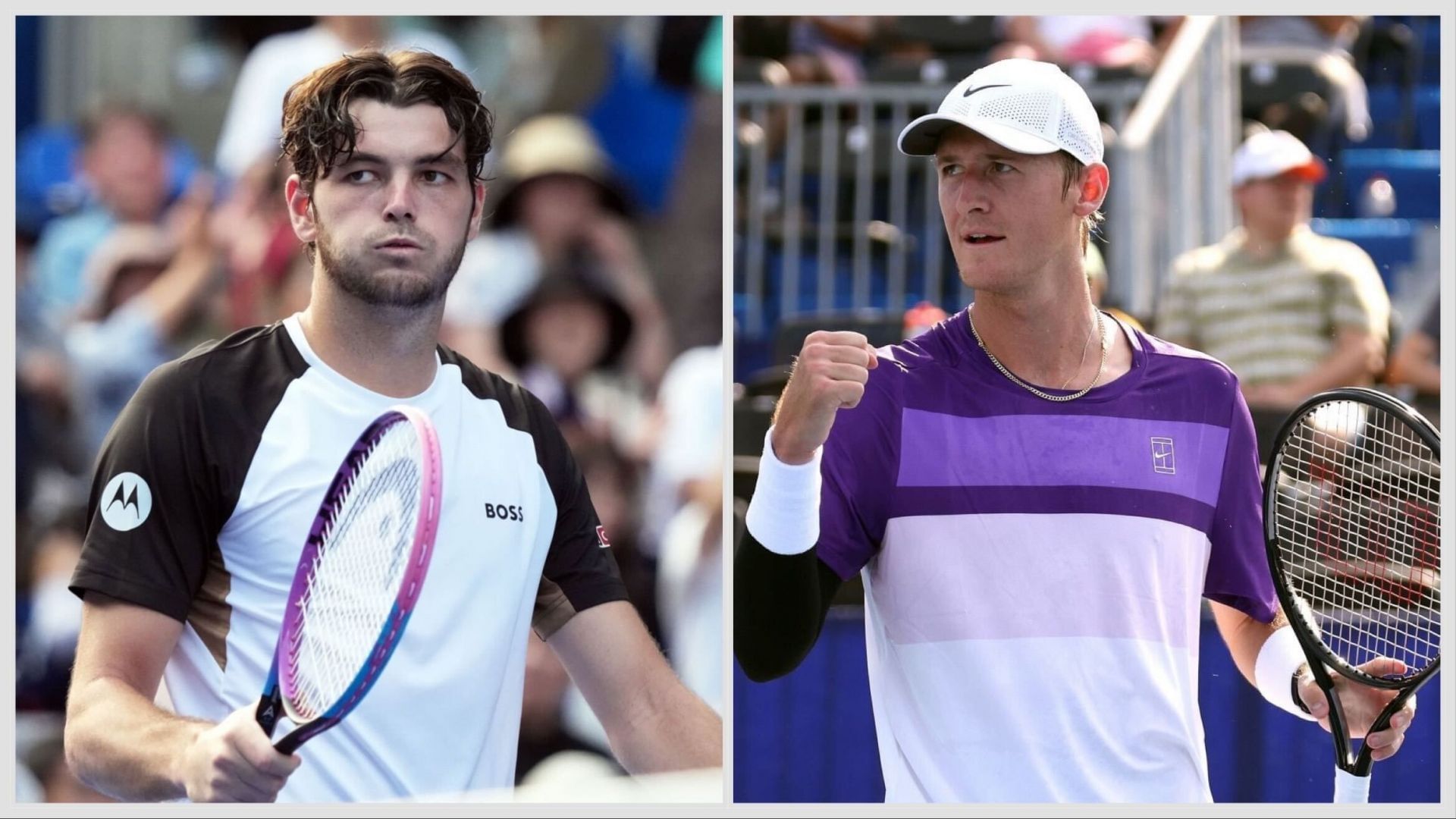 Taylor Fritz vs Sebastian Korda is one of the quarterfinal matches at the Japan Open 2025. (Photos: Getty)