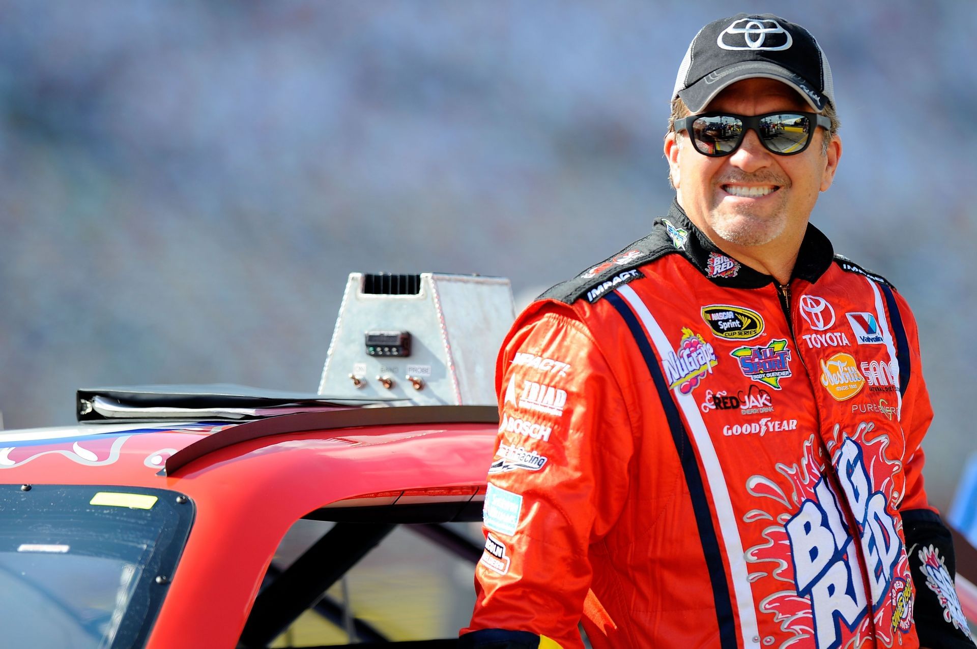 Mike Skinner during the NASCAR Sprint Showdown at Charlotte Motor Speedway, 2011. Source: Getty