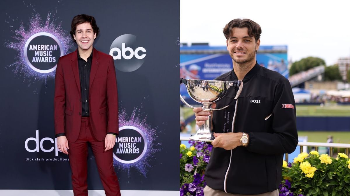 "I got spanked Taylor Fritz" - YouTuber David Dobrik reacts to being trounced by American in fun pickleball battle ahead of Laver Cup
