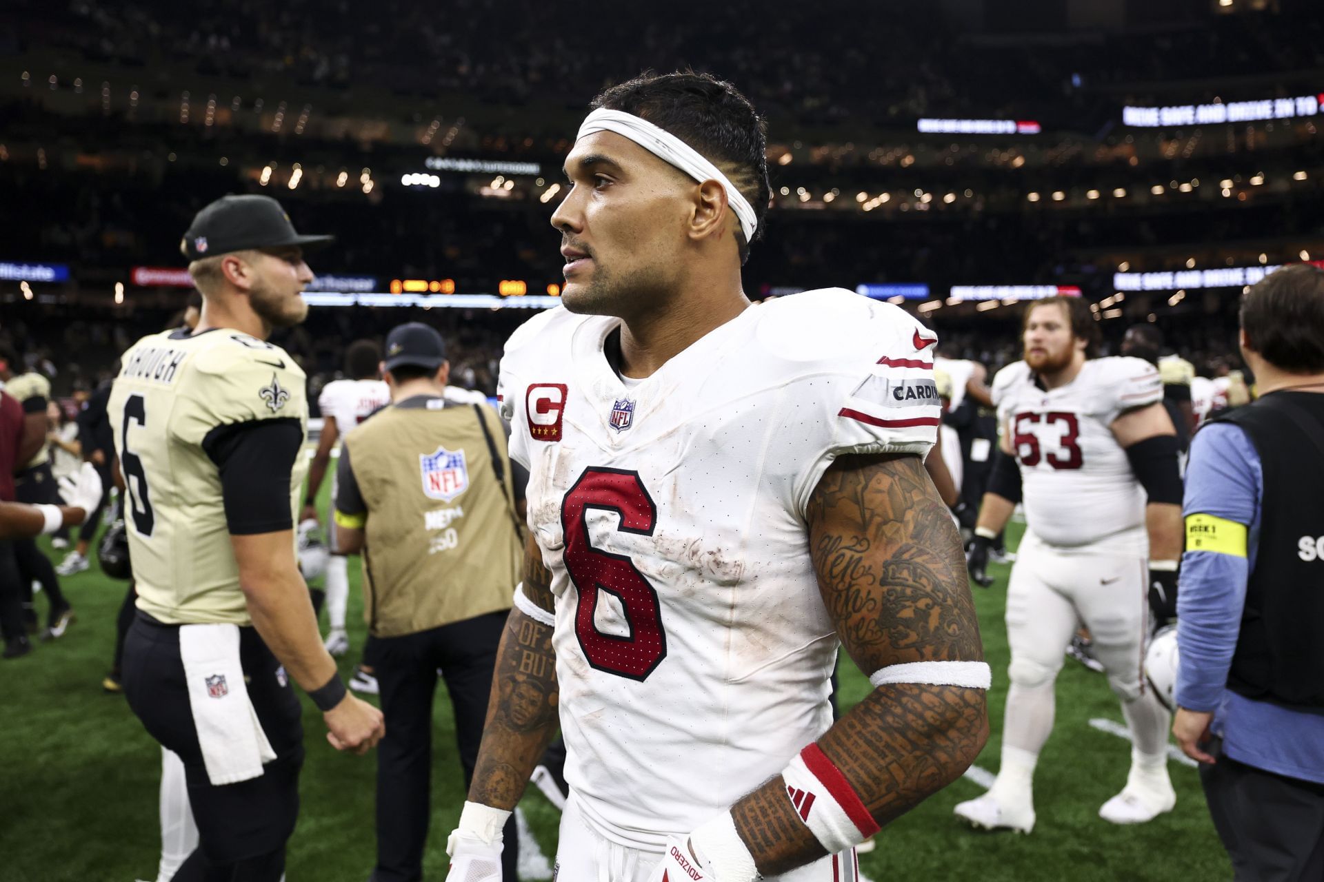 Arizona Cardinals v New Orleans Saints - NFL 2025 - Source: Getty