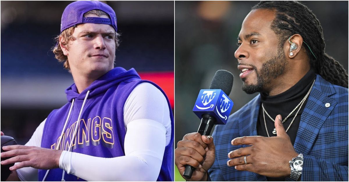 Richard Sherman doubles down on J.J. McCarthy skepticism after Vikings QB struggles vs. Falcons 