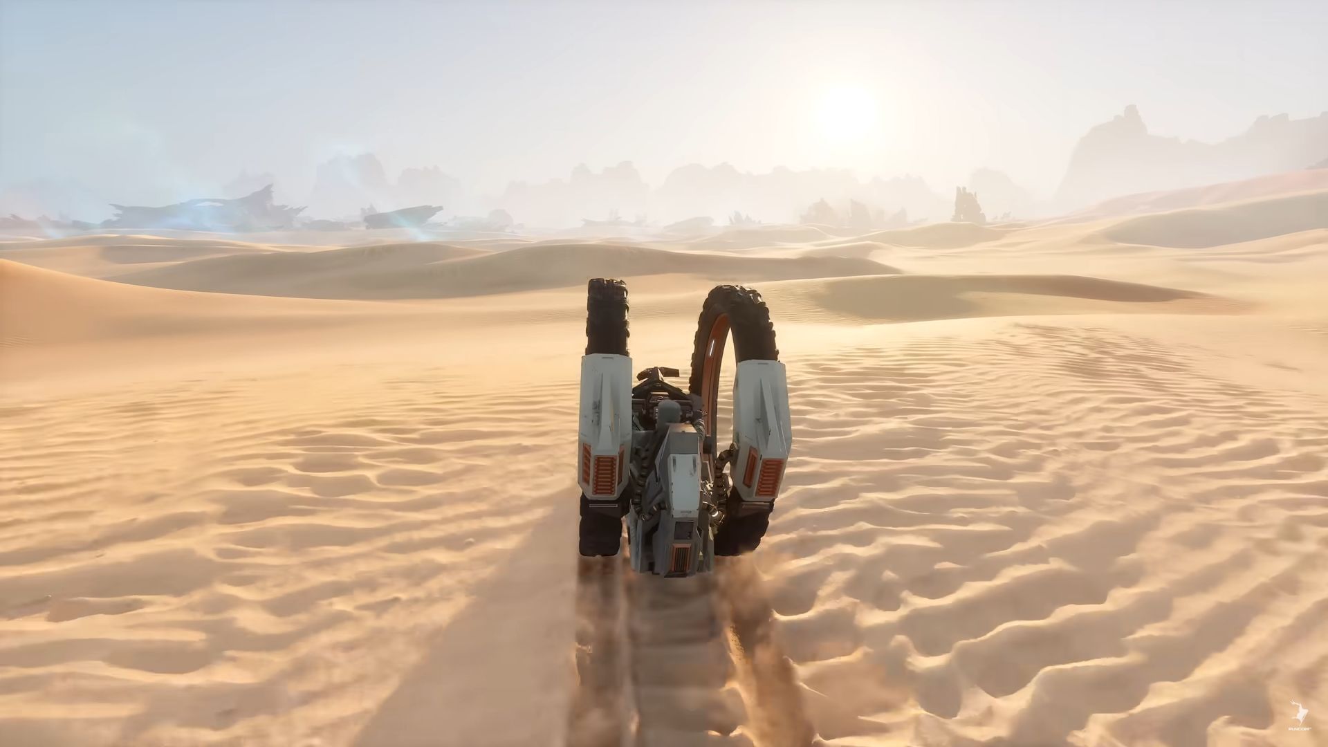 Explore the Hagga Basin on a Treadwheel (Image via Funcom)