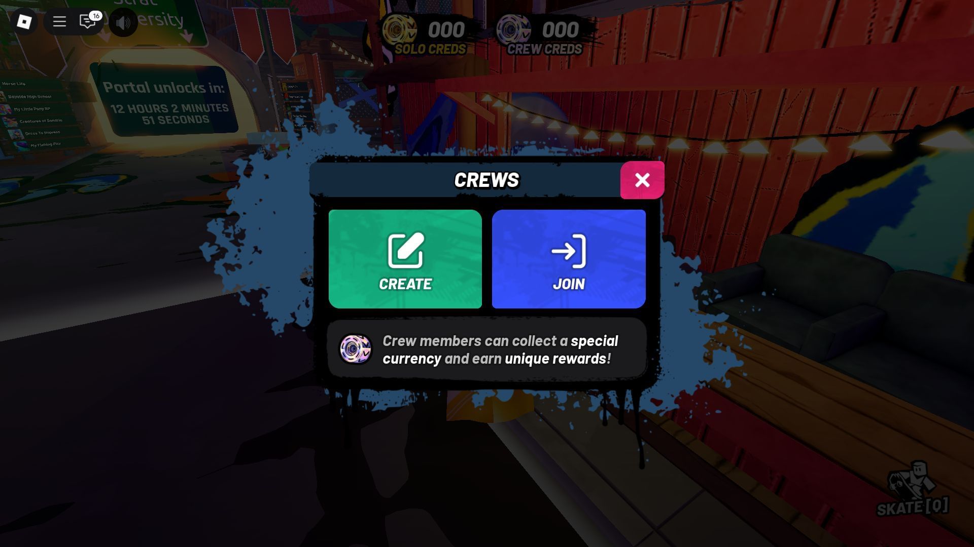 Crew Station options (Image via Roblox)