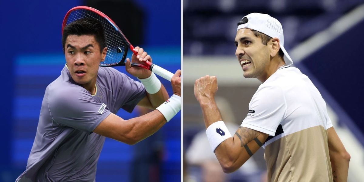 Brandon Nakashima and Alejandro Tabilo at the Chengdu Open - Image Source: Getty 