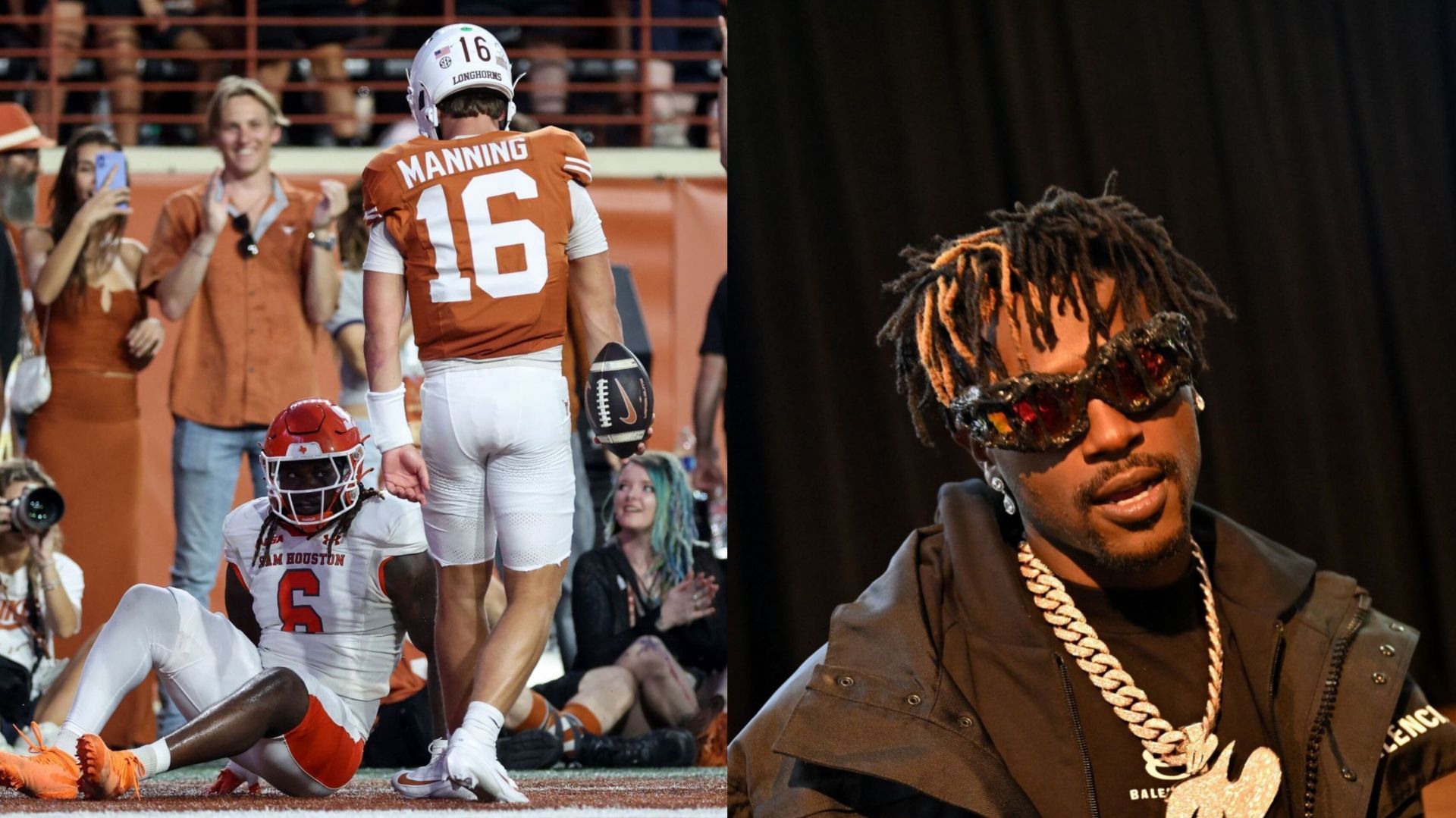 Antonio Brown calls out Arch Manning-led Texas in 5 words for hyping Longhorns QB on taunting Sam Houston player (Image source - Getty)