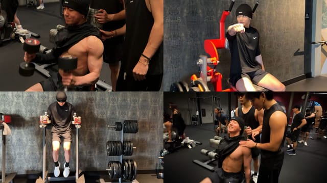 This is INSANE"- BTS' Jungkook leaves the internet speechless with his muscular transformation in latest gym workout vlog with Taehyung and RM