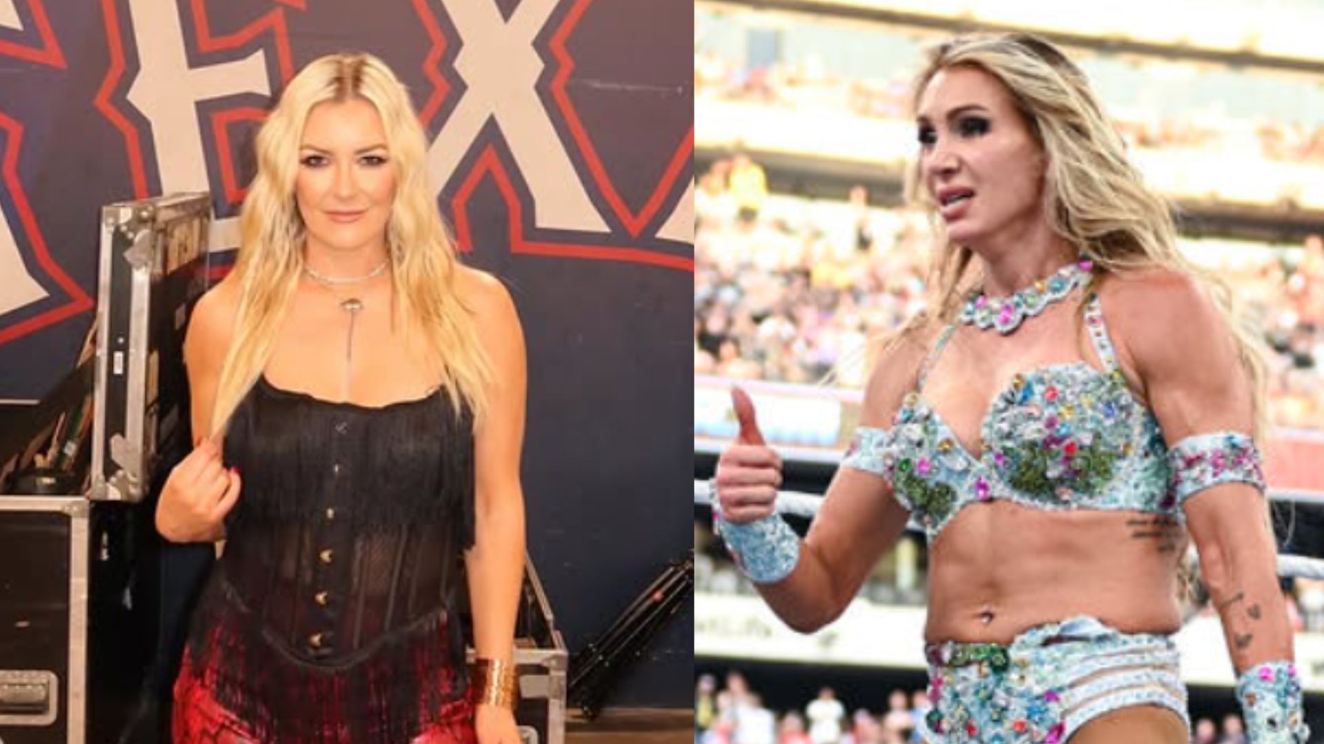 Renee Paquette (left) and Charlotte Flair (right) (Images via Paquette