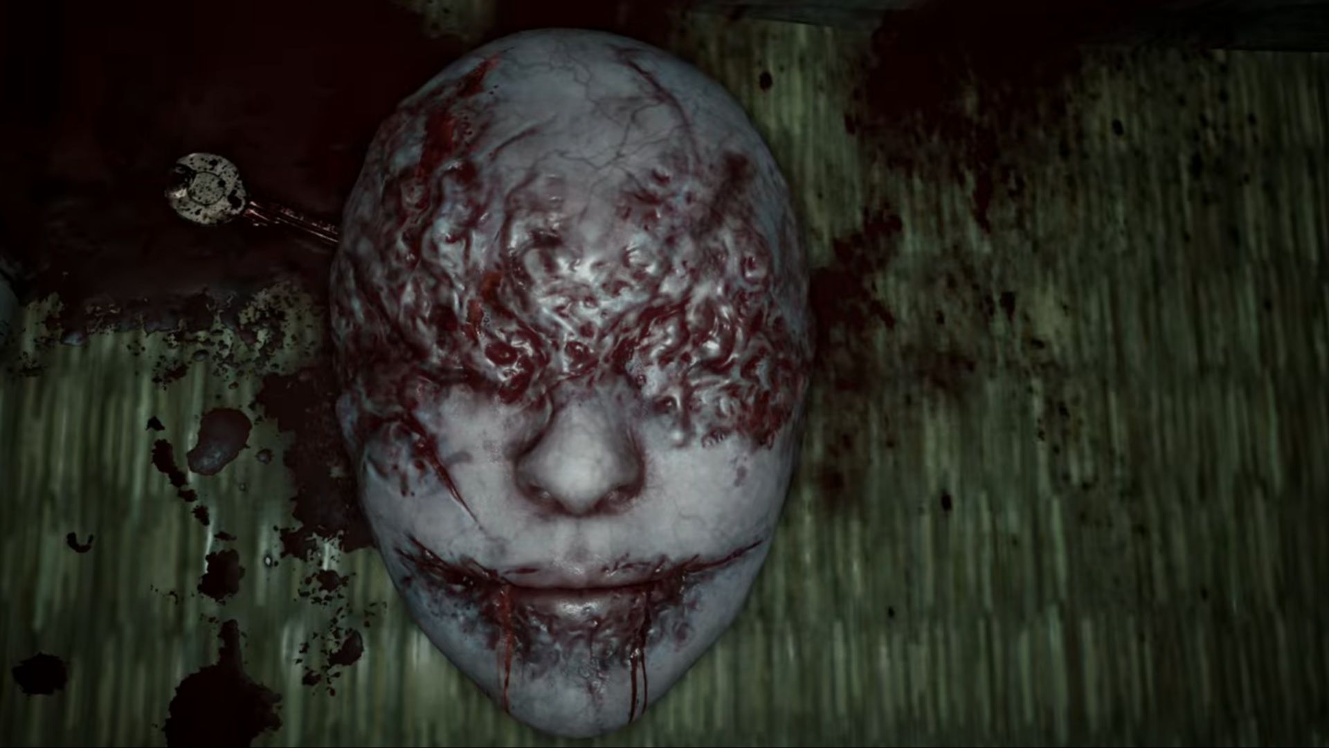 Interact with this mask to acquire the Bloody Key (Image via KONAMI)