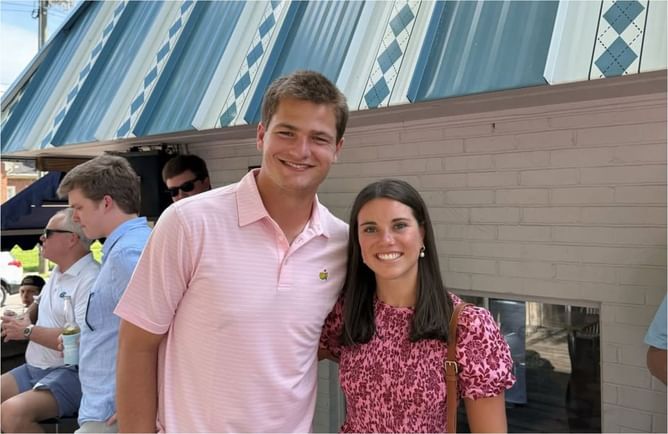 Drake Maye's wife, Anna, has 4-word reaction over Patriots QB's sensational performance in dominating 42-13 win vs. Panthers