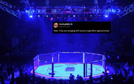 "They are charging UFC prices to glorified regional show" - Fans unhappy with UFC Perth event as arena faces race against time to sell out