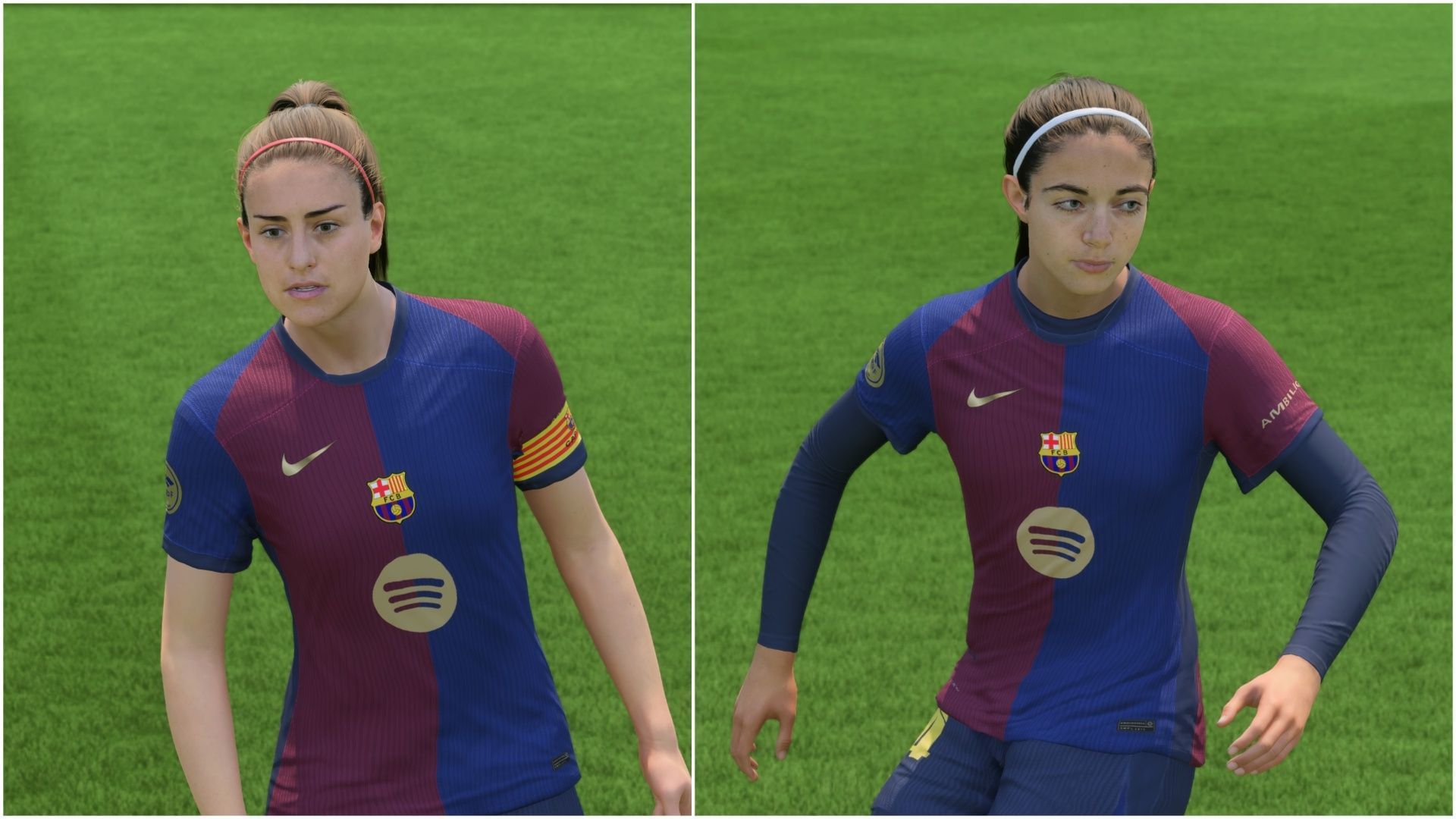 Putellas vs Bonmati (Images via EA Sports/Sportskeeda Gaming)