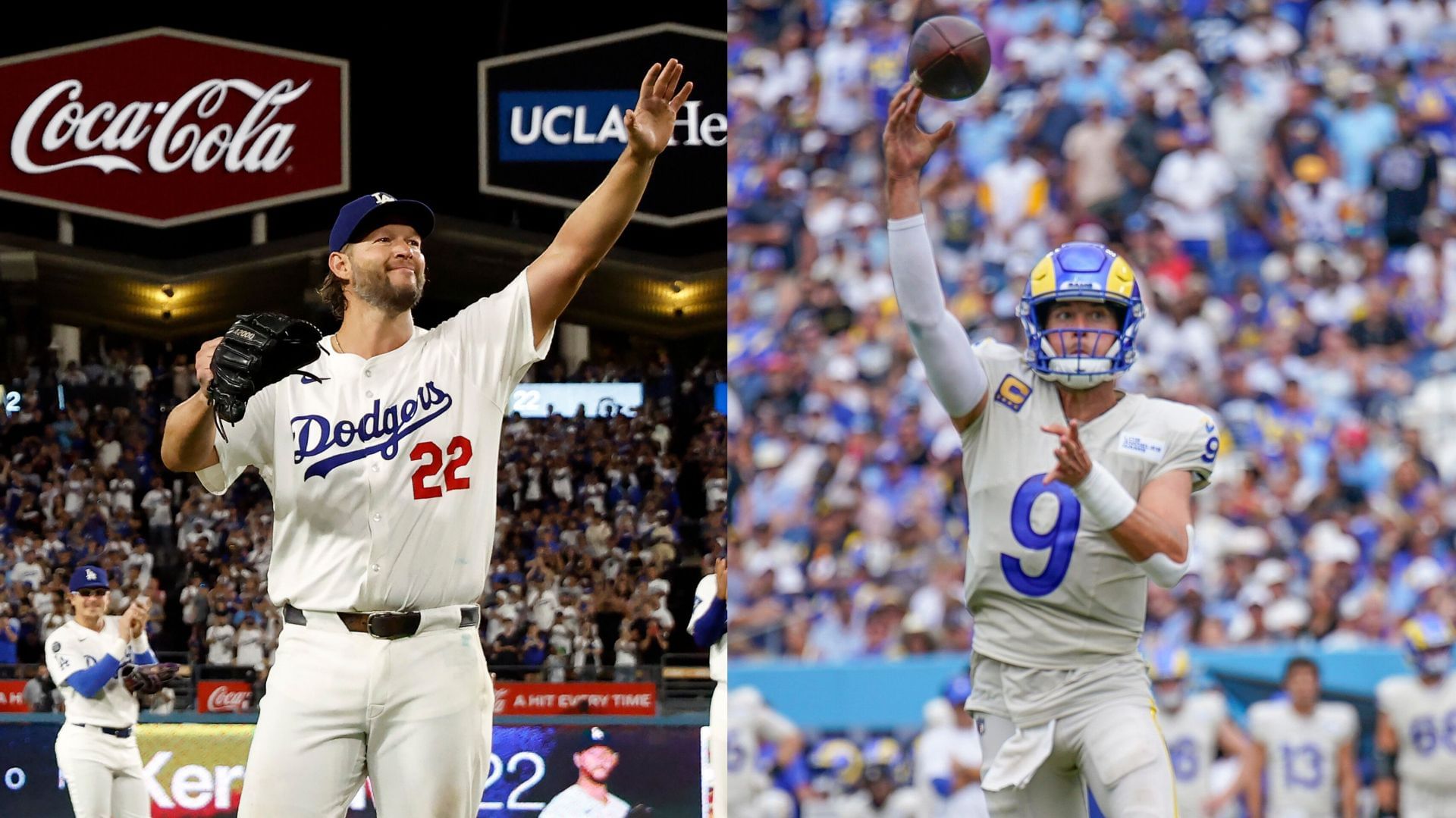 Matthew Stafford shows love for Clayton Kershaw at Dodgers legend
