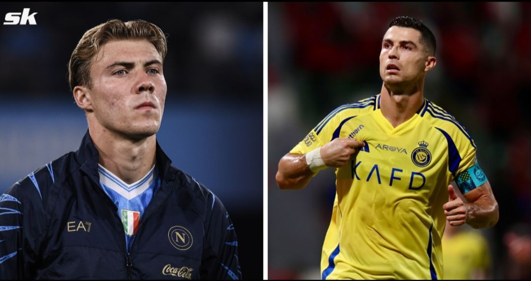 Rasmus Hojlund looks up to Manchester United legend Cristiano Ronaldo 