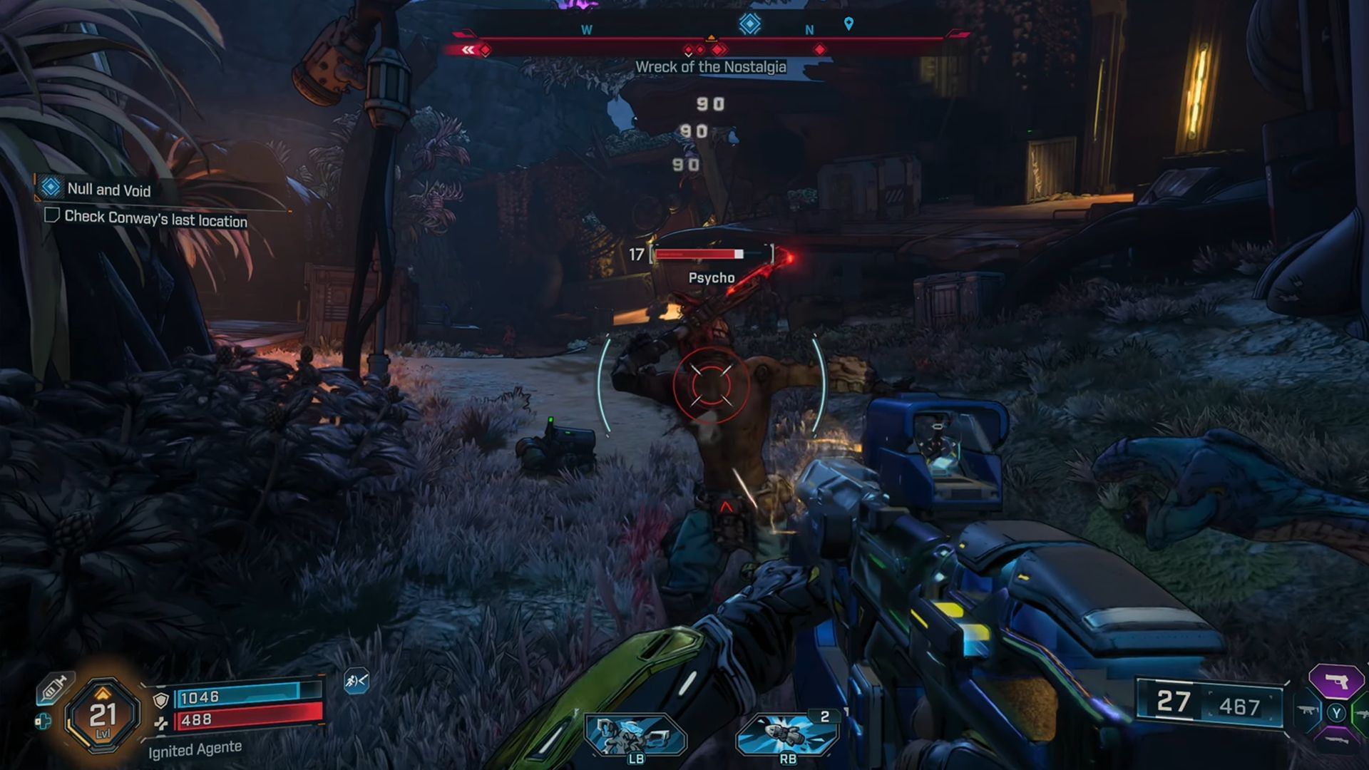 The area is crawling with enemies; eliminate them before looking for the ECHO log (Image via Gearbox Software)