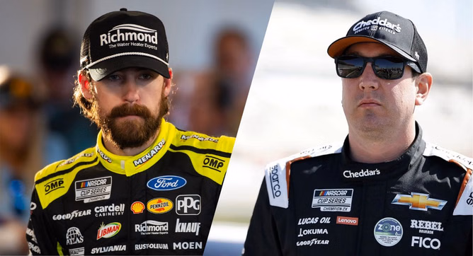 WATCH: Kyle Busch triggers chain reaction at Darlington, Ryan Blaney left to pay the price