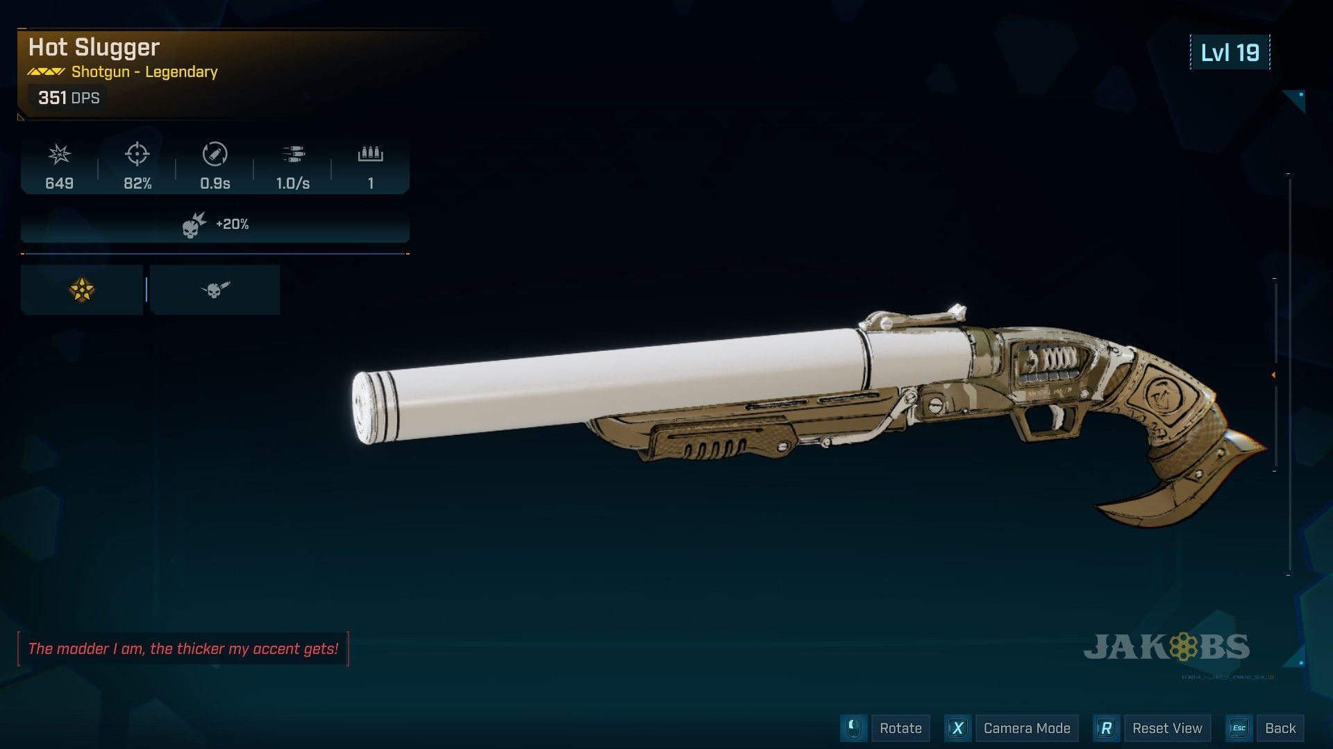 Hot Slugger can one-shot a lot of enemies in Borderlands 4 (Image via 2K)